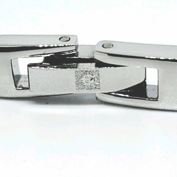 Anne Klein Silver Tone Rhinestone Bracelet - Picture 3 of 5